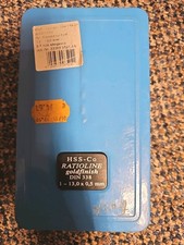 HSS Bohrer DIN 338 2 Mall 13 stück 1 mal Benutzt