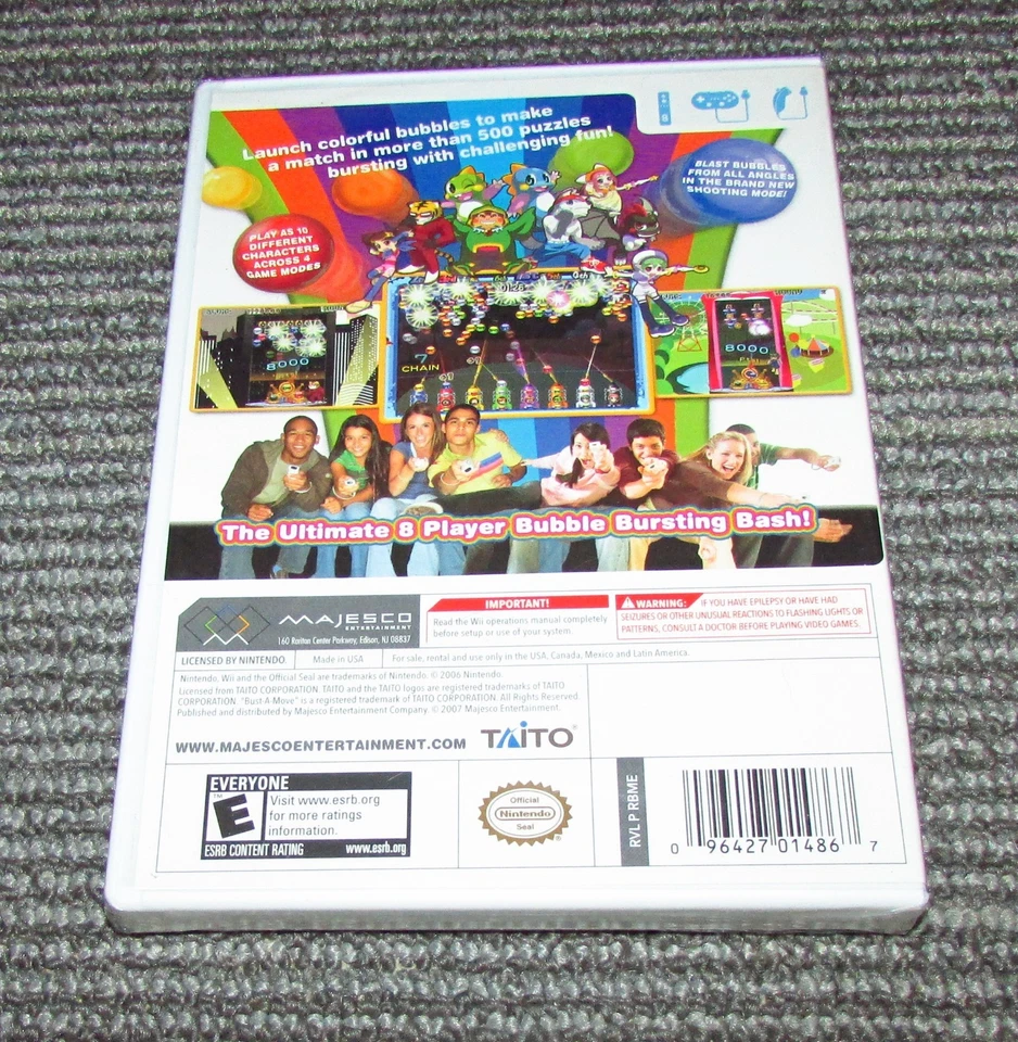 Bust-A-Move Bash (Nintendo Wii) Brand New / Fast Shipping - Image 2 of 2