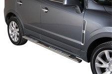 Schwellerrohre Design für OPEL Antara L-A 2007-11 Edelstahl