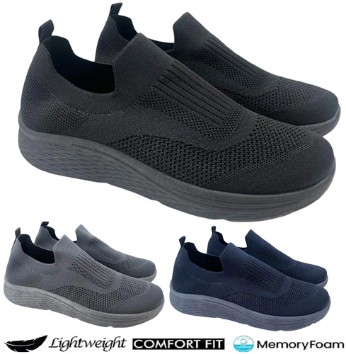 MENS SLIP ON SPORTS PUMPS