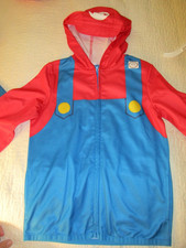 NWT Jumping Beans Mario Hooded Jacket Zip Front Long Sleeves Boys Size 7