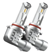 OXILAM 9145 9140 H10 LED Fog Light Bulbs 120W 30000LM 3000K Amber Conversion Kit