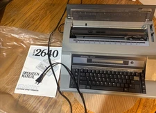 Swintec Electric typewriter #2640 I Plugged In And It Made A Beeping Sound