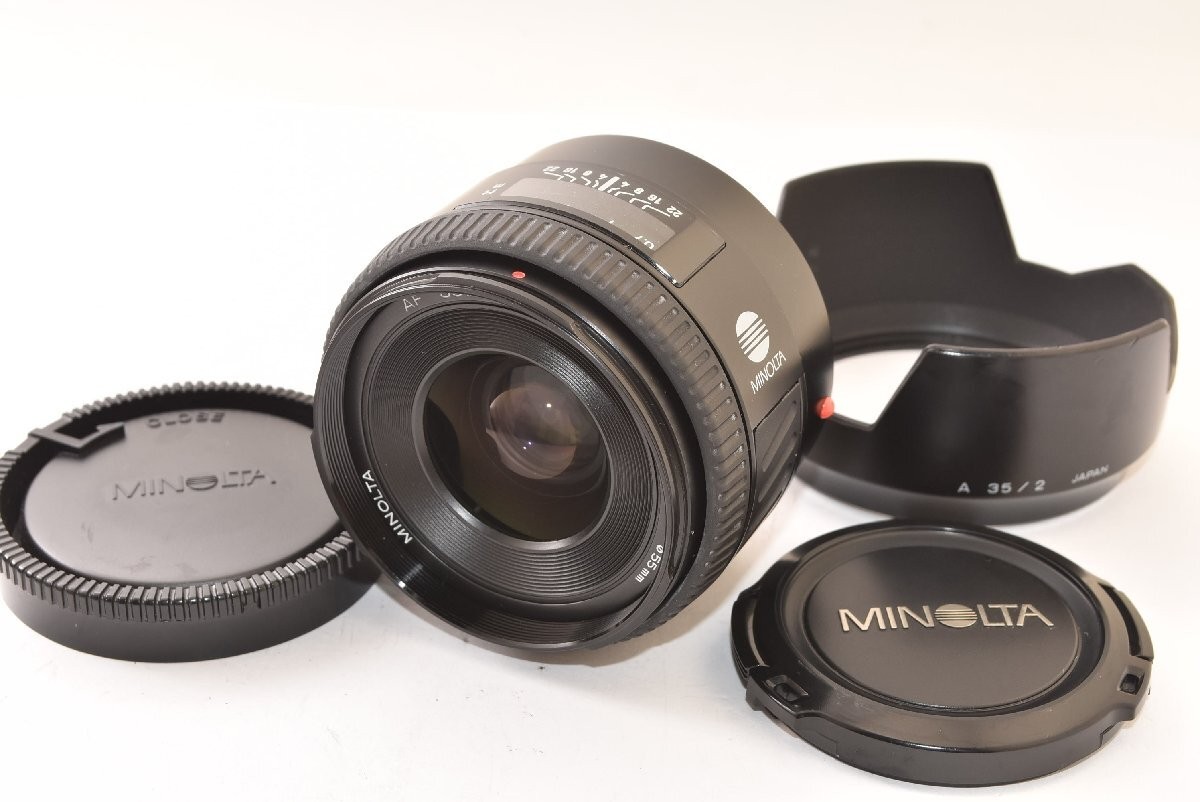 【U2041】 MINOLTA AF 35 2 ミノルタ MINOLTA af 35mm f2 新 発売