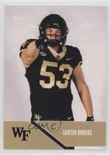 2024 Onit Athlete Wake Forest University Demon Deacons Carter Broers #B-19 0ae