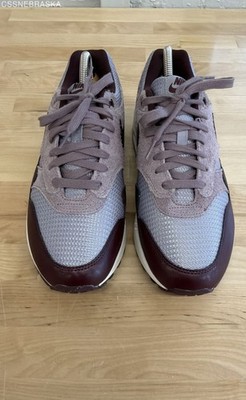 Nike Air Max 1 SC Dark Team Red Pure Platinum Sneakers Men's Size 8.5
