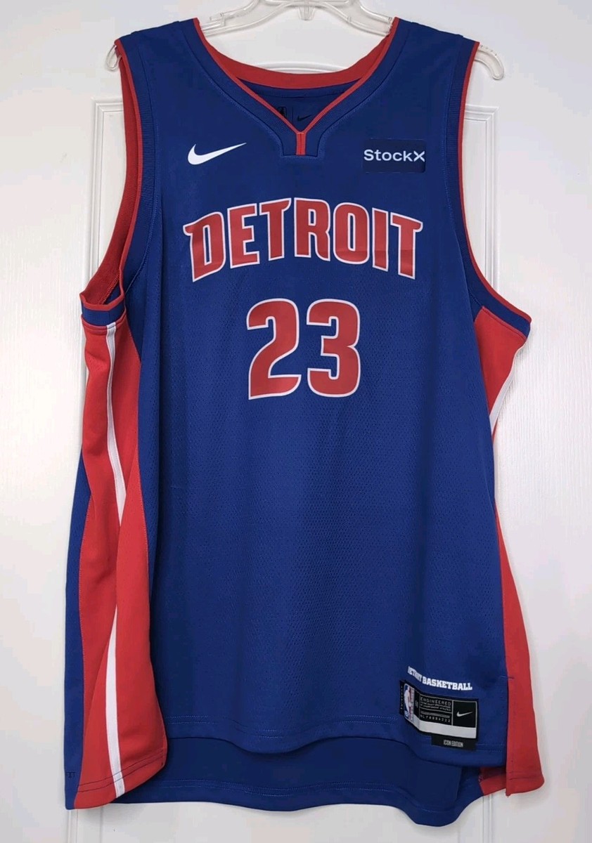 Jaden Ivey Nike Dri-Fit Detroit Pistons #23 Jersey Stock-X NWT
