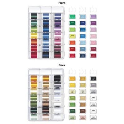 Madeira 42 Large 1000m Spool Rayon Embroidery Thread Box with Bonus New