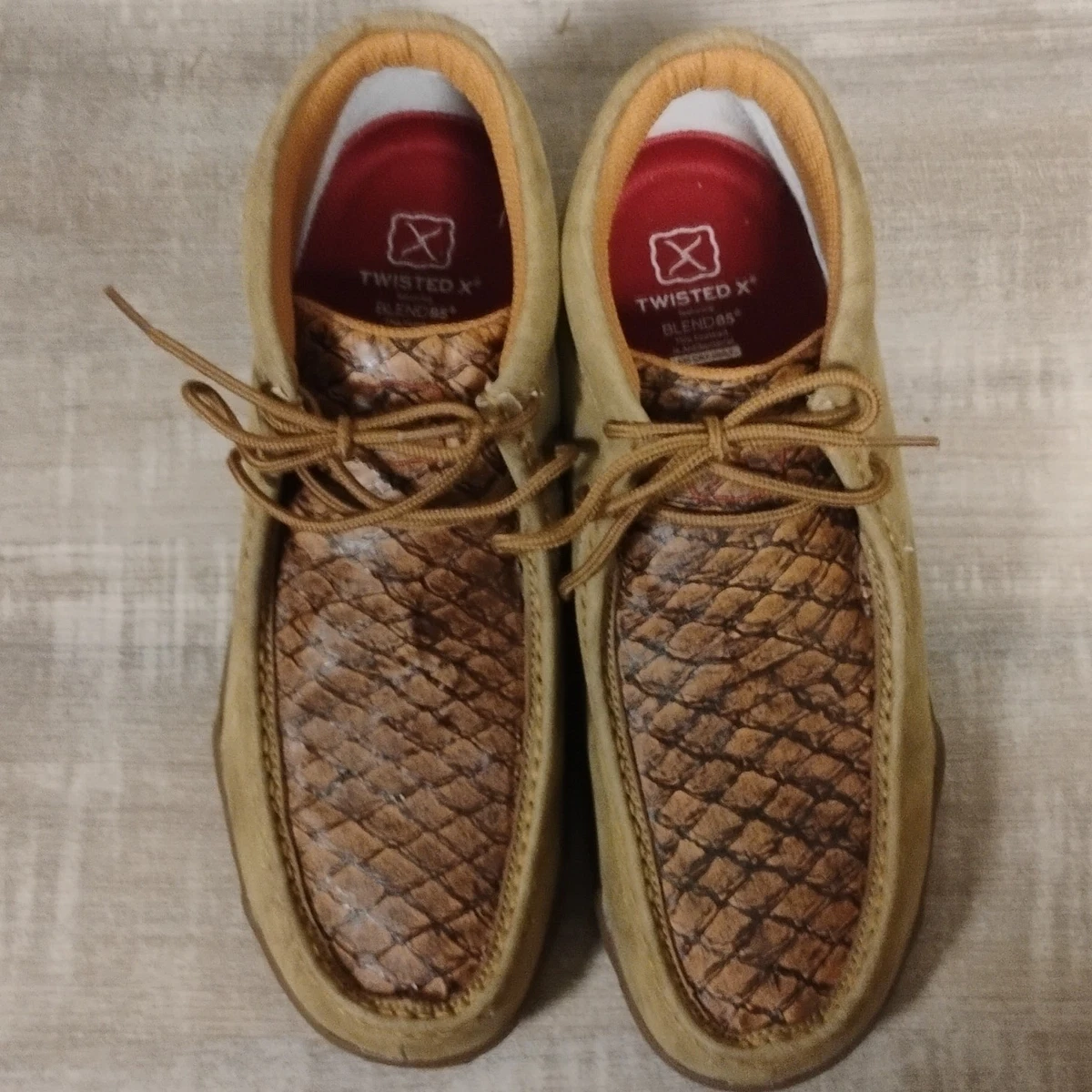 Twisted X Shoes Mens Size 11 Brown Leather Moccasin Casual Slip On WBX0001 Twisted X® | Slip-On Driving Moc | MXC0003 main image 2