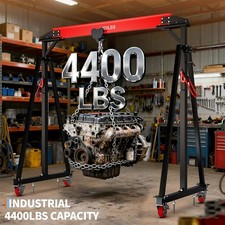 4400 Lbs Adjustable Auto Shop Lifting Gantry Crane 2 Ton I-beam Hoist 97-141 4400 Lbs Adjustable Auto Shop Lifting Gantry Crane 2 Ton I-beam Hoist 97-141
