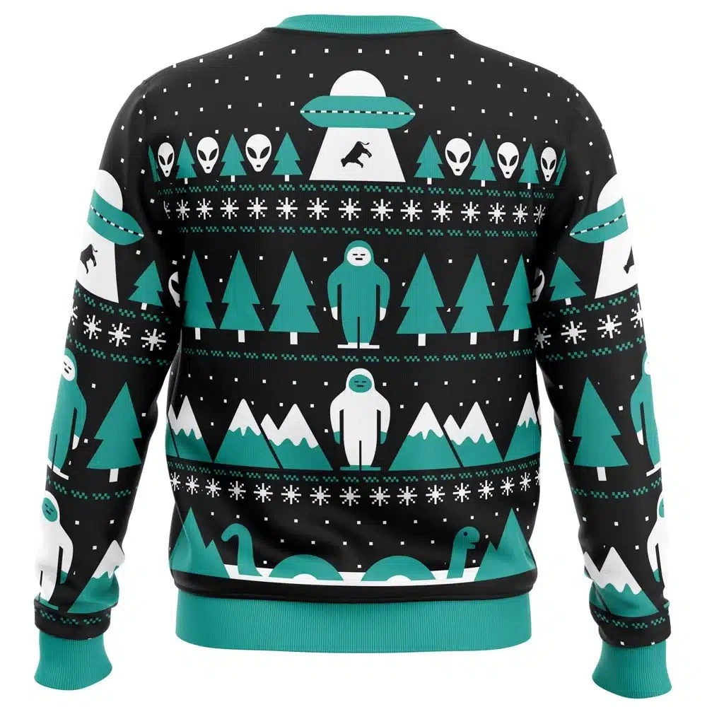 Paranormal Xmas Alien Christmas Ugly Sweater