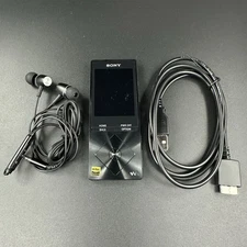 SONY NW-A17 WALKMAN DIGITAL MUSIC PLAYER Black 64GB Hi-Res Tested Working