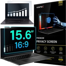 VINTEZ 15.6 Inch 16:9 Privacy Screen for Computer Monitor and Laptop - Anti G...