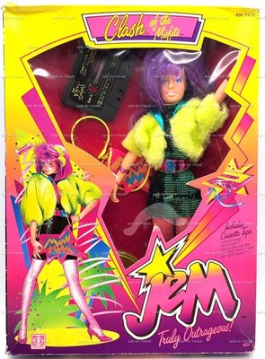 Jem Truly Outrageous Clash of the Misfits Poseable Doll 1986