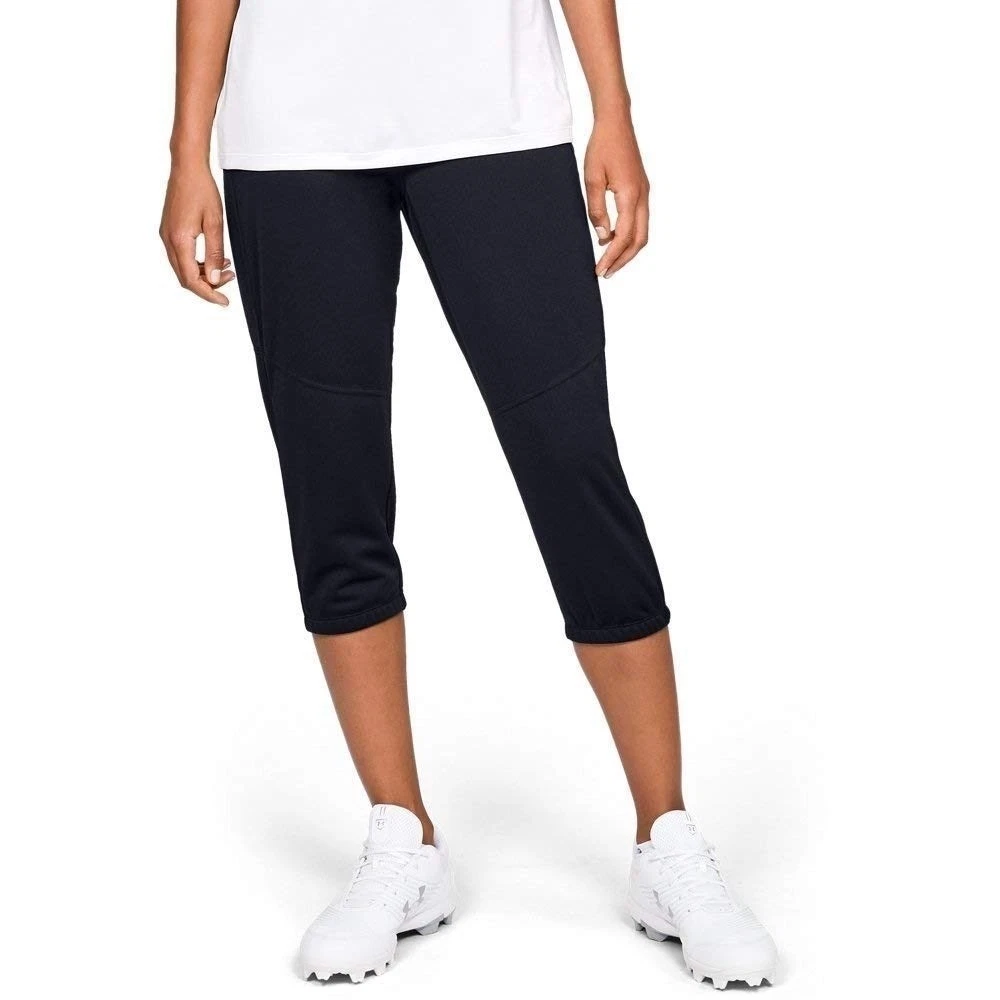 Neu mit Etikett Mädchen Under Armour kurz geschnittene Softballhose - Jugend XL - schwarz