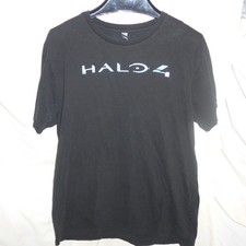 Halo 4 T Shirt 343 Industries Production Crew Exclusive Size M 2-Sided Graphics