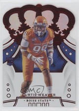 2020 Panini Chronicles Draft Picks Crown Royale Mirror Red Curtis Weaver 03kc