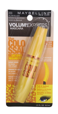 NEW Maybelline New York Volum' Express Cat Eyes Mascara Glam Black 233