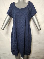 Isaac Mizrahi XXL Navy Blue Lace Cap Sleeve Dress