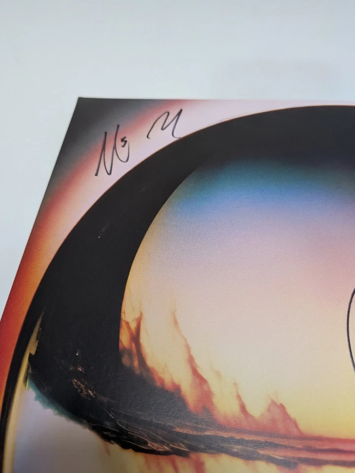 CAGE THE ELEPHANT Autographed Neon Pill Vinyl LP Milky Clear SIGNED IN-HAND - Image 3 of 4