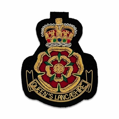 Queen's Lancashire Regiment Blazer Badge (Queen's Crown)