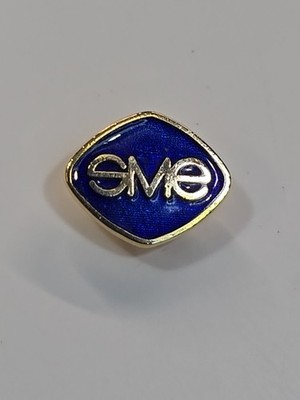 SME Lapel Pin Society of Manufacturing Engineers Blue & Gold Colors Small Size 