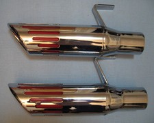 1971-74 Roadrunner Charger 3 Inch Stainless Slotted Tips