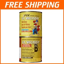 Two-Part Epoxy Paste for Wood Repair - 96 oz in Tan, UV and Water Resistant