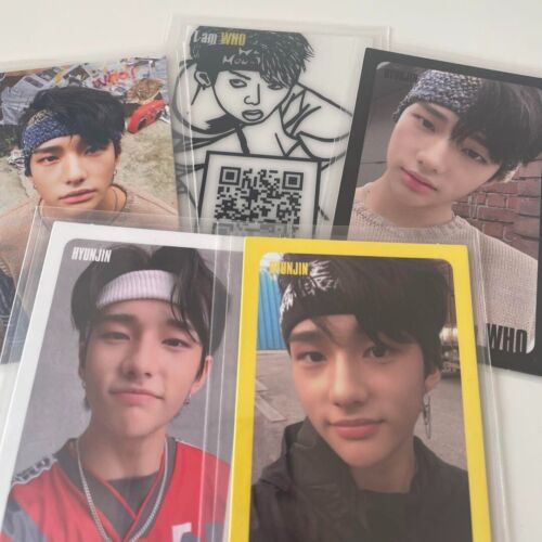 stray kids Hyunjin I am who photocard 5 piece complete set official - Afbeelding 1 van 1