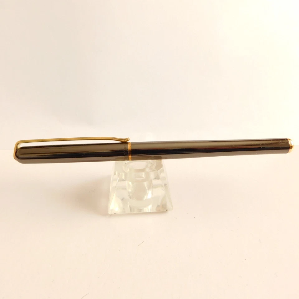 Pluma Estilográfica Vintage ELYSEE 60 Laca Gris Oscuro M Nueva en Caja Alemania Años 80 Foto 3 de 4