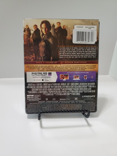 The Hunger Games: Mockingjay, Part 2 (Blu-ray/DVD, 2016, SteelBook Only Best... - 第 3/4 張圖片