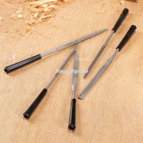 5Pcs Practical Mini Diamond Needle File Set Sharpening 3*140*5mm Model ...