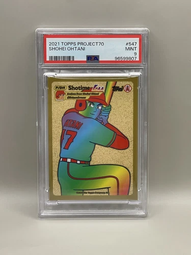 Shohei Ohtani 2021 Topps Project 70 #547 by Keith Shore PSA 9 Pokémon