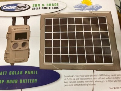 Cuddeback Power Bank PW-003 Sun & Shade Solar Panel New