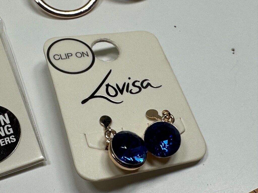 Lovisa Costume Jewelry Clip On Earrings