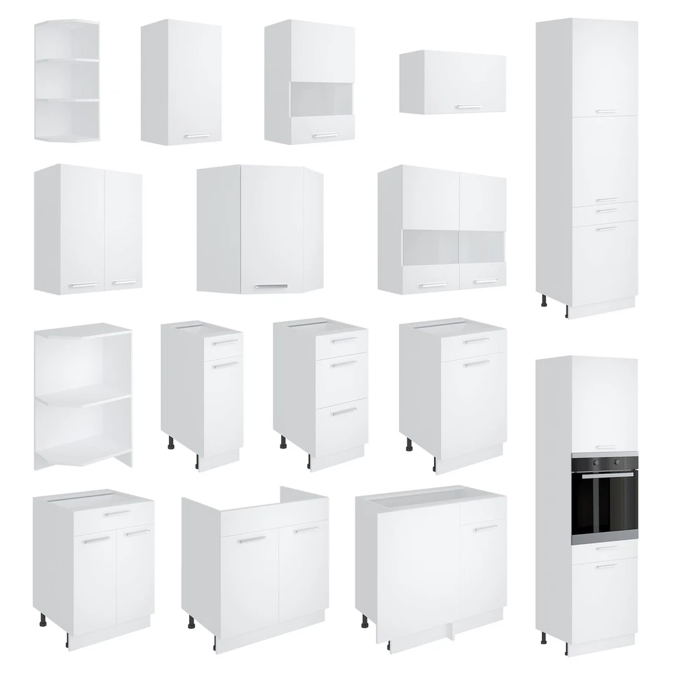 Küchenschrank Hängeschrank Unterschrank Küche Küchenzeile Einbauküche ALINA - Bild 3 von 4