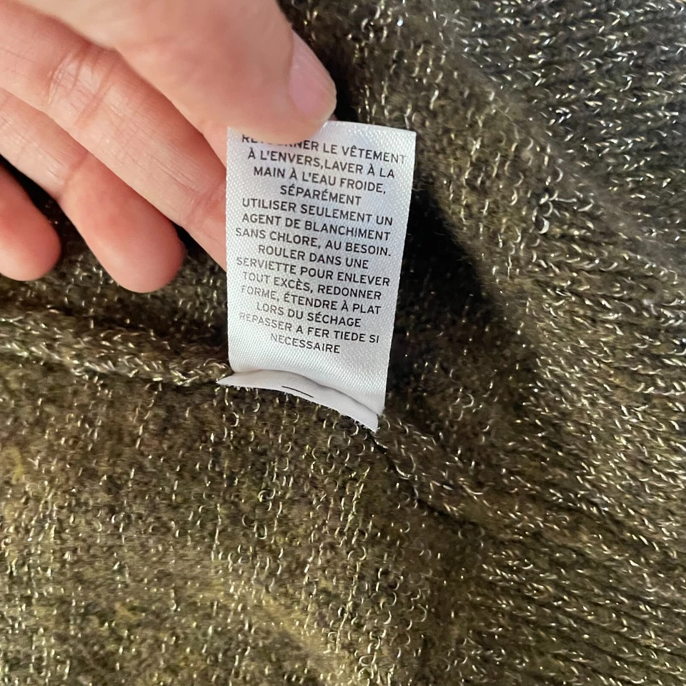 Cárdigan para mujer con bisagra diseñado en Seattle S manga larga frente abierto con bolsillos Foto 3 de 4