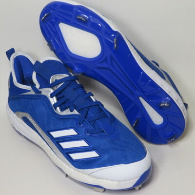 Adidas Icon 6 Low Metal Baseball Cleats BOOST Royal Blue FV9342 Men Size 12 NEW