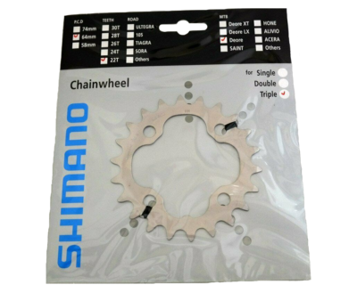 Shimano Kettenblatt FC-M591 44T - Ersatz Kettenblatt Für 9-fach