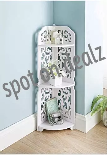 3 Tier Shelving Corner Shelves Living Room Bedroom Decorative Furniture - Picture 3 of 6
