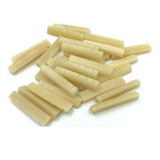 10pcs Unbleached Bone nut saddle bridge 43x6x9mm folk Guitar Luthier Builder US