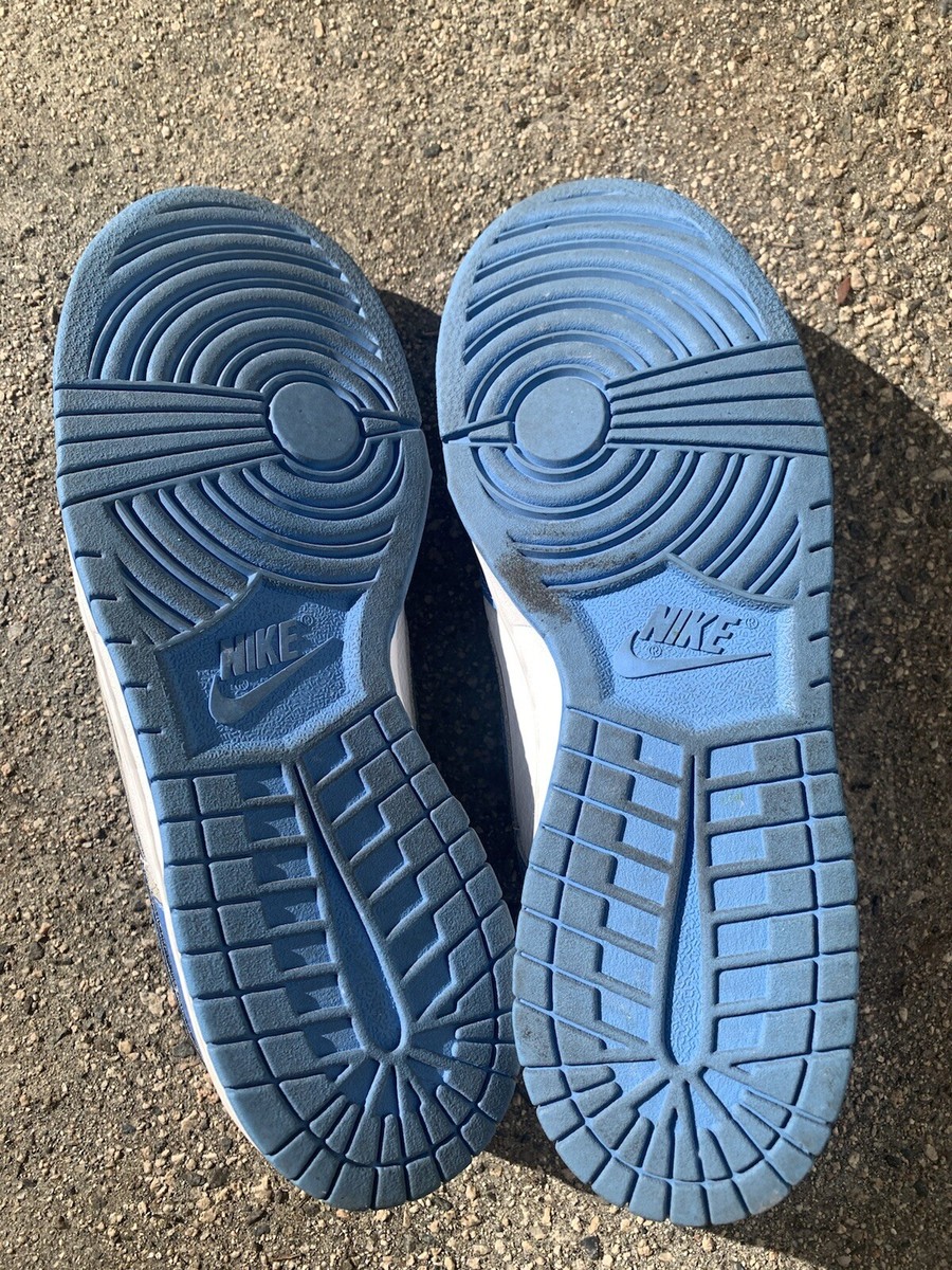 Vintage Nike Dunk Low 2001 UNC Size 10 Mens Carolina Blue SB  display picture 3