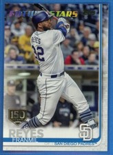 2019 Topps Series 1 150th Anniversary Gold Stamp #186 Franmil Reyes Future Stars