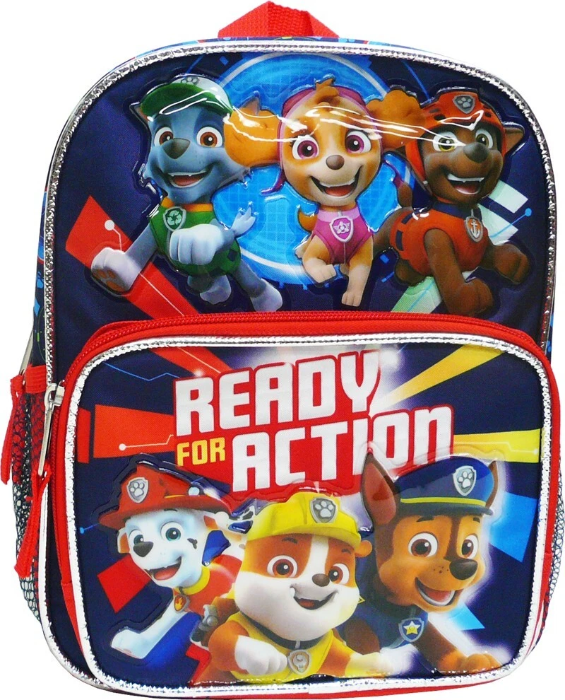 Paw Patrol 10 Inch Mini Backpack Boy s Book Bag eBay