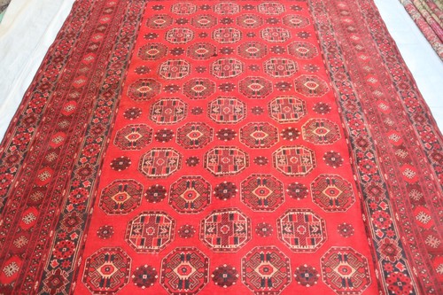 7'3x10'0 ft Large Turkmen Handmade Antique Saruqi Rug- Oriental Rug- Bedroom Rug - Picture 5 of 15