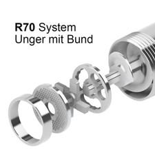 INOX Fleischwolf R70 Unger Bund Messer Vorschneider Lochscheibe Krefft Edertal