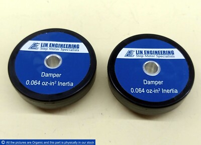 LIN Engineering Rotary Damper Coil 0.064 oz-in2 Inertia Stepper Motor Lot of 2 #