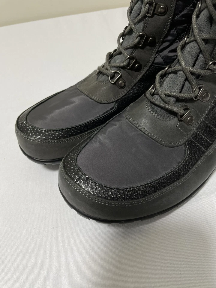 Botas Propet Delaney Frost Cuero + Frabric Mujer Talla 10 Gris Cremallera Lateral. Foto 4 de 4