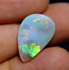 7.00 Carat Natural Australian Opal Smooth Cabochon Handmade Gemstone 21X14MM