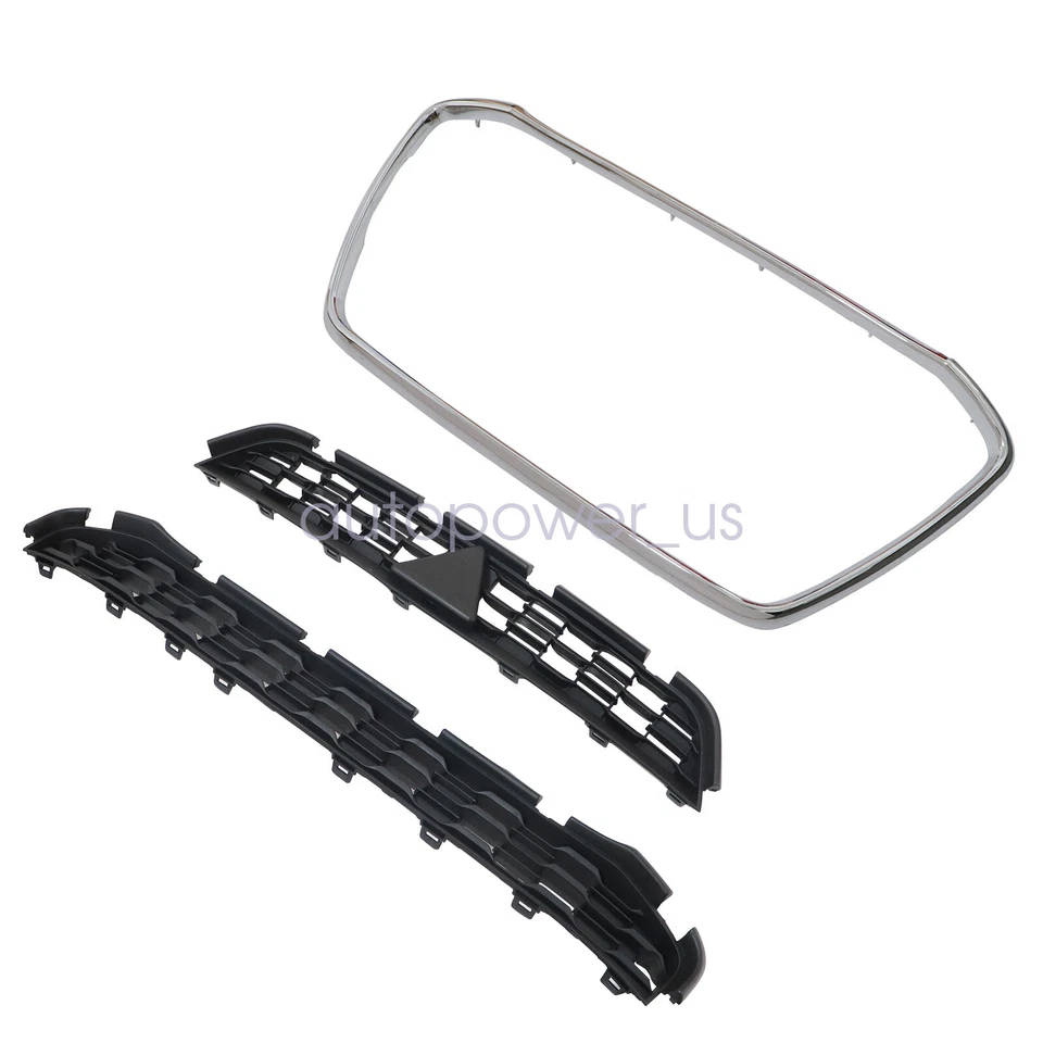 Parrilla de parachoques delantero para RVR Mitsubishi Outlander Sport ASX 2013-2015 Foto 2 de 4